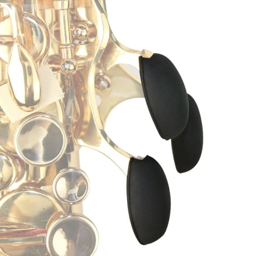 Saxophone Palm Key Risers, Saxophone Side Key Pads, Wind Instrument Accessories, Set of 3, Black