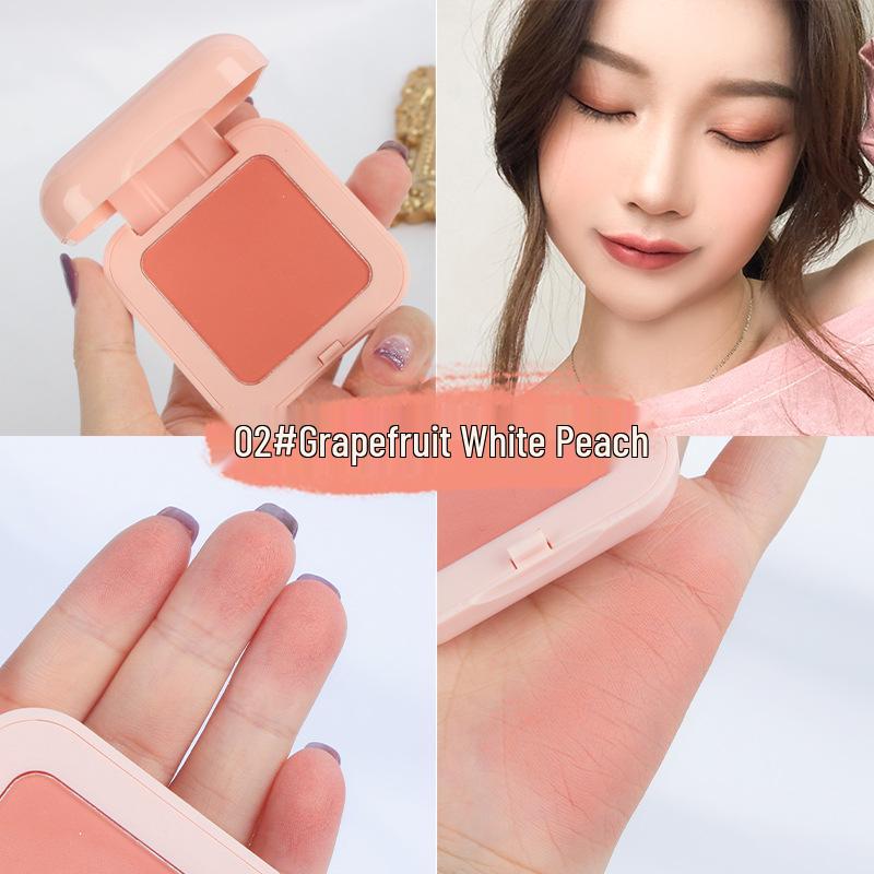 Lameila Rouge Élégant: Fard à joues authentique Nude Sun-Kissed - Orange naturel pour étudiants