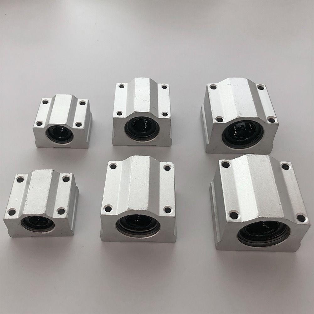 SCS8UU SCS10UU SCS12UU SCS16UU SCS20UU Linear Ball Bearing Slide Bushing Block Guild Rail Shaft for 3D Printer Shafts Rod Parts