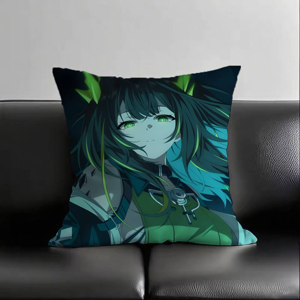 1pc Anime A-Arknights Pillow Case Fashion Square Pillowcase Bedroom Sofa Room Ins Decoration Leisure