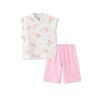 Balabala Baby Pajama Set Spring/Summer Thin Edition Children's Air Conditioning Clothing Girls' Home Clothing Children's Chinese Style Printed