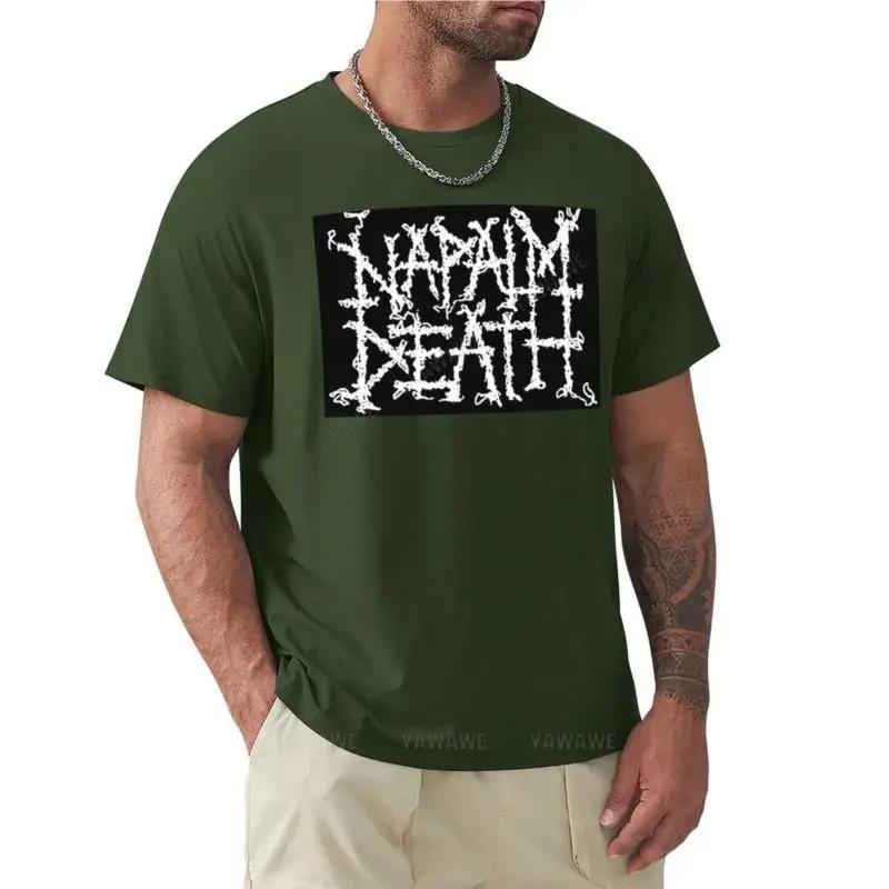Napalm Death T-Shirt Crew Neck T-shirt Tee Shirt Graphic T Shirt Heavyweight T Shirts for Men