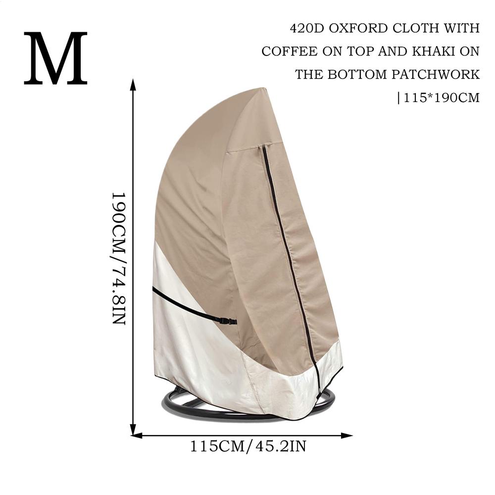 

Outdoor Furniture Covers Waterproof Lawn Chair Covers Reusable Furniture Supplies Dustproof Swing Shield For Courtyard Lawn