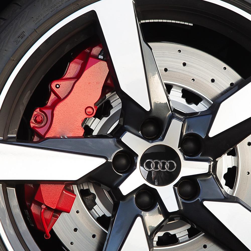 61/133mm 4Pcs Car Wheel Center Cap Hub Covers Badge For 5hbrn Sline A6 A3 A4 A5 A8 S3 S4 S5 SQ7 Q5 Q7 Q8 RS3 RS4 RS5 S6 S7 S8 SQ5 hbrn5