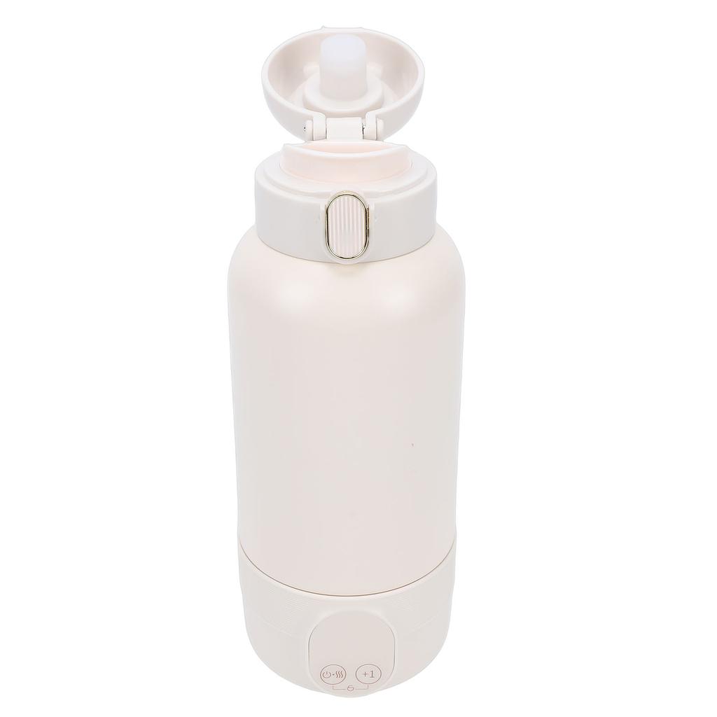 Portable Bottle Warmer, 500ml, Wireless Milk Warmer, Battery Operated Travel Water Warmer, Accurate Temperature Control for Travel Brst Milk Water