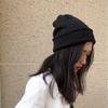Hat Women's Autumn and Winter Wool Hat Cotton Hat Versatile Cold Hat Warm Confinement Knitted Hat Autumn and Winter