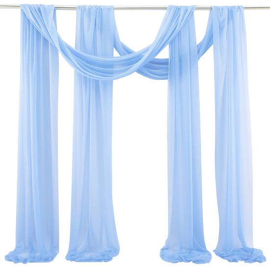 Backdrop Tulle Durable Easy To Hang Vibrant Color Graceful Wedding Drapery Arch Draping Swag Supply