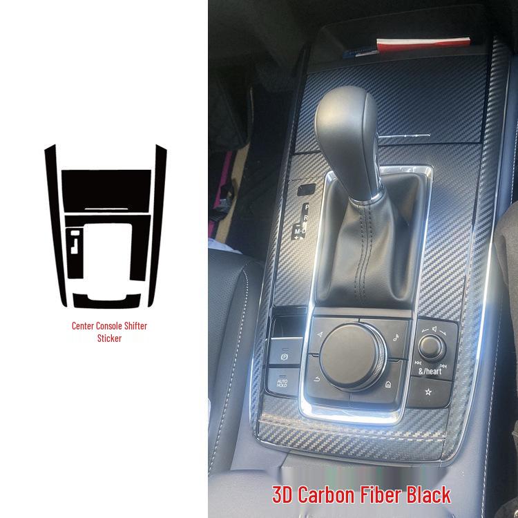 Mazda CX-30 Carbon Fiber Interior Gear Shift Decoration Sticker