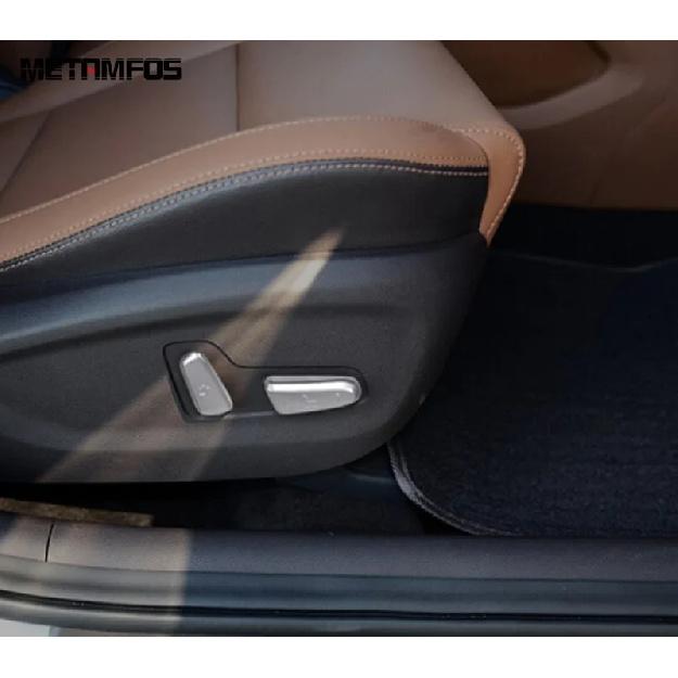 For Hyundai Tucson 2015-  Carbon Fiber Seat Adjust Switch Control Button Cover Trim Interior Accessories Car Styling