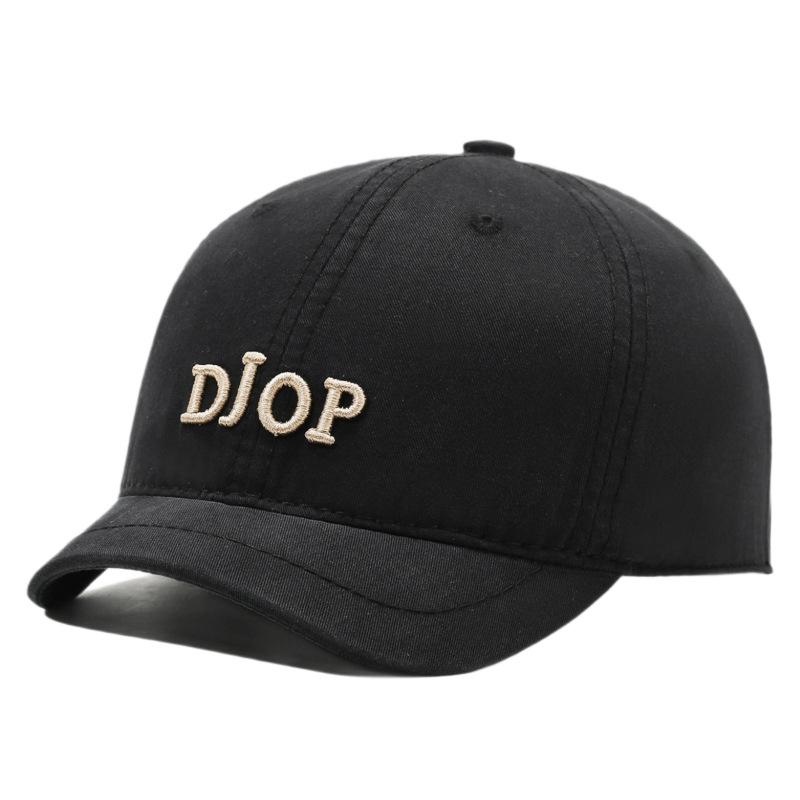 Fashion Hat Aoteng new letter embroidered baseball cap men and women soft top American cap outdoor casual short brim sun hat