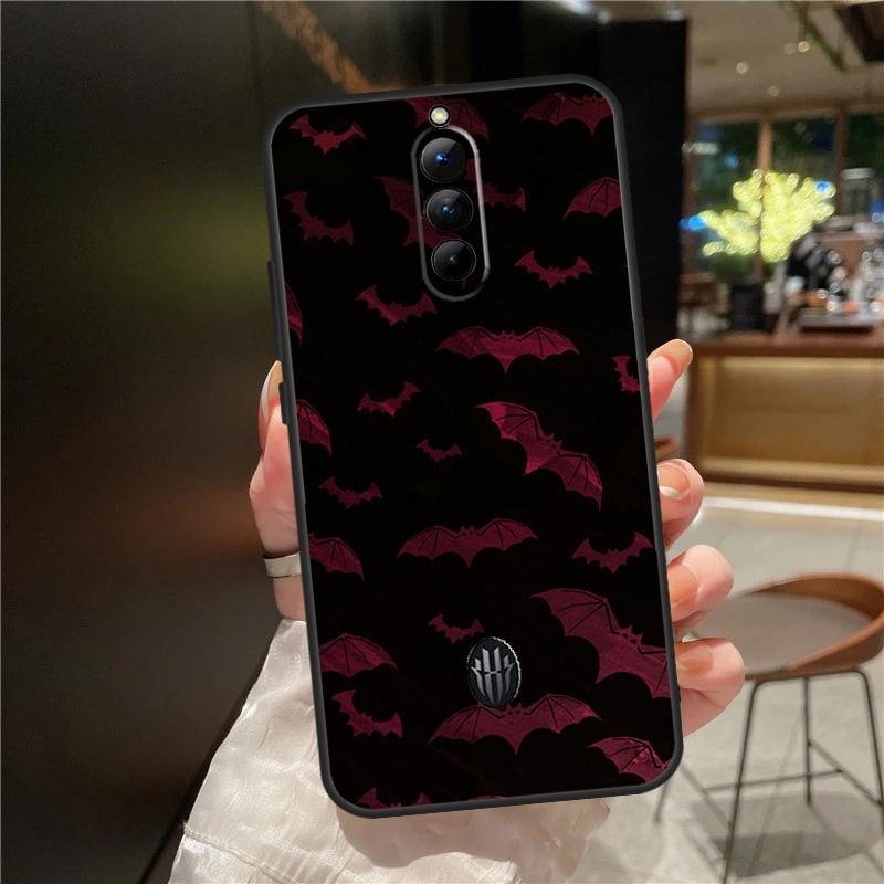 Halloween Vampire Bats Case For ZTE Nubia Red Magic 11 10 9 8 8S 9S 10S Pro Plus 6 7 6S 7S For RedMagic 10 Air Cover