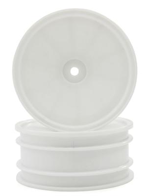 Kyosho 2.2-inch Dish Wheels (FrontWhitePack of 2) OTH247WB