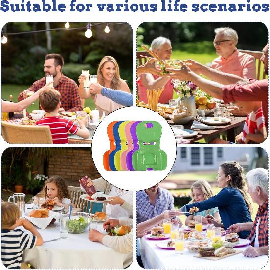 12 PCS Easy Tab Opener & Drink Protector, 6 Colors Sealing Simple Plastic Bottle Opener Complete Cover Easy Tab Opener Drink Cans Protector Cap for