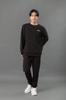 MIKASA Crewneck Size S Sweatshirt, Black, (Unisex) 2631-BKS