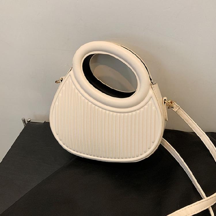 Fashionable Shoulder Bag for Women PU Messengers Bag Half Moon Crossbody Bag