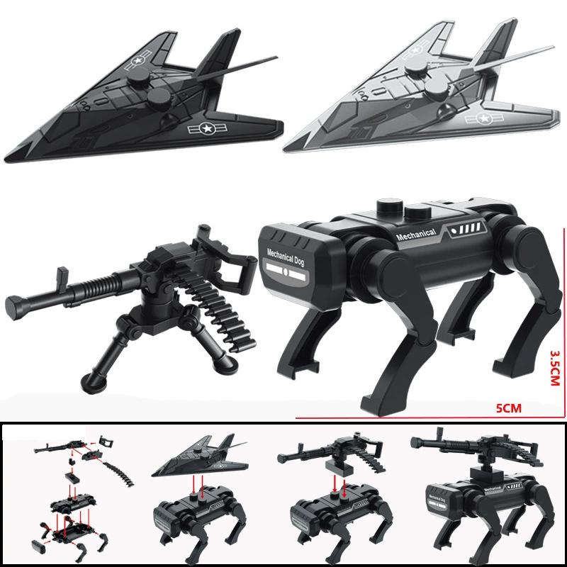 MOC Military Building Block Set Weapons War Army Accessories Soviet Army Characters Cannon Carts Launchers Tents Block Bricks Gift Presents Toy