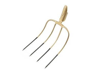 Farm Fork 4-Tine, Unhandled, Forged, Teger