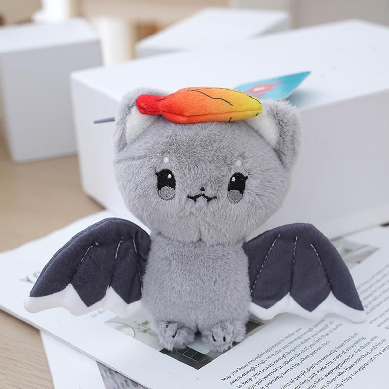 Adorable Cartoon Bat Plush Toy Keychain With Cute Animal Doll For Kids And Adults