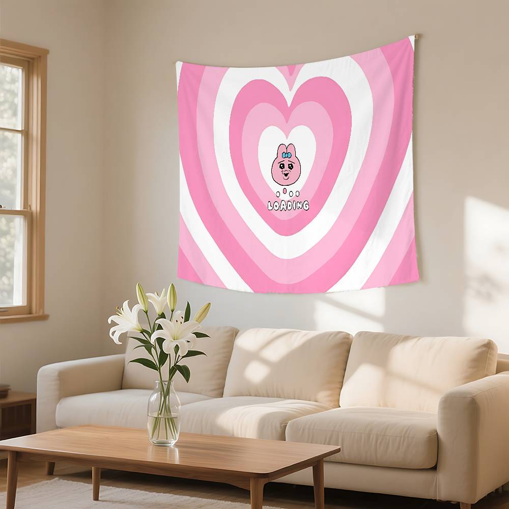 OOpanchu UUsagi Cartoon Tapestry Customizable Tapestries Of Various Styleswall Hangings Celebrity Photo Printing wall Hanging