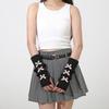 Thicken Bow Fingerless Gloves Cute Bowknot Hands Free Gloves Fashion Arm Sleeves  Winter