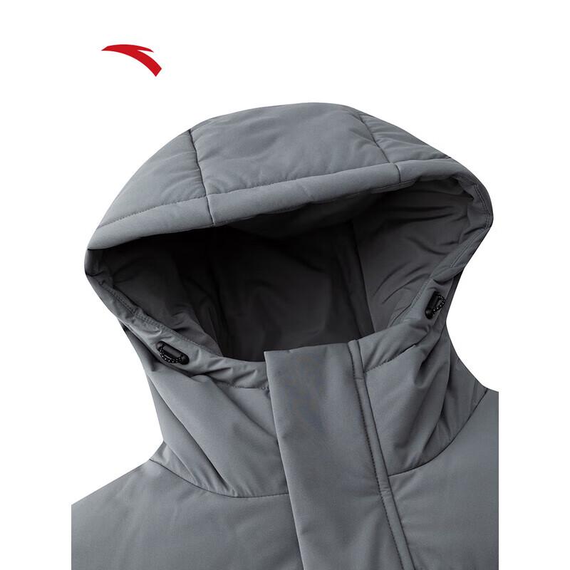 ANTA Men's Mid-Length Warm Hooded Down Jacket