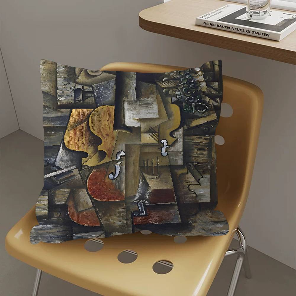 Legend Art Artist P-Pablo Picasso-Mt Maple Design Cushion Cover Happy Autumn Harvest Decor Holiday Decorati Pillow Cover