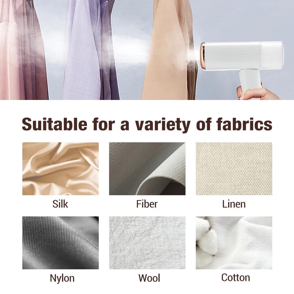 1000W Handheld Mini Steam Iron For Clothes Mite Removal Fast-Heat Household Fabric Garment Steamer Steam Brush Home Travel