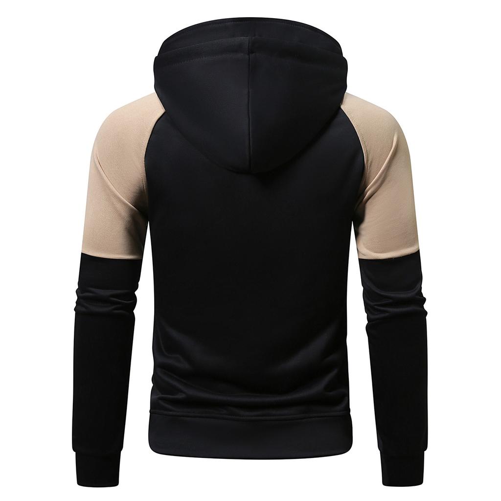 Mens Long Sleeve Hoodie Fashion Casual 3D Printed Hooded Pullover Sweatshirts