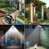 Upgraded Solar Panel Light Outdoor Waterproof Street Light Rotable Pole Solar Wall Lighting with 4 Mode for Home Garden Pathway