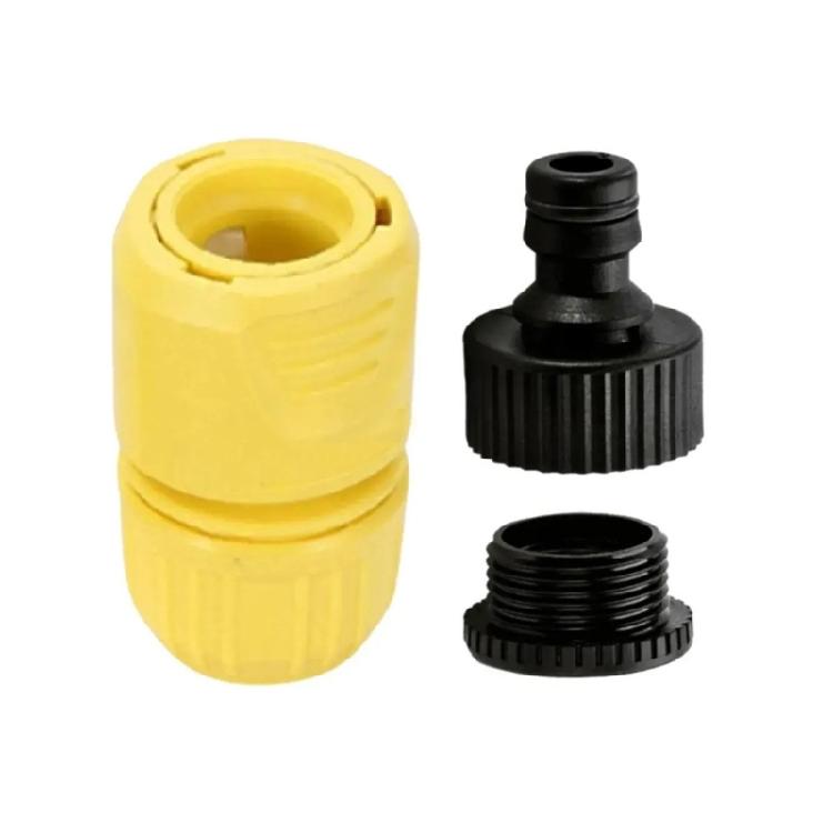 Quick Connection Hose Fitting Kit For 4 5 Point Water Hose Plastic For Home Garden Use High Pressure Washer Adapter
