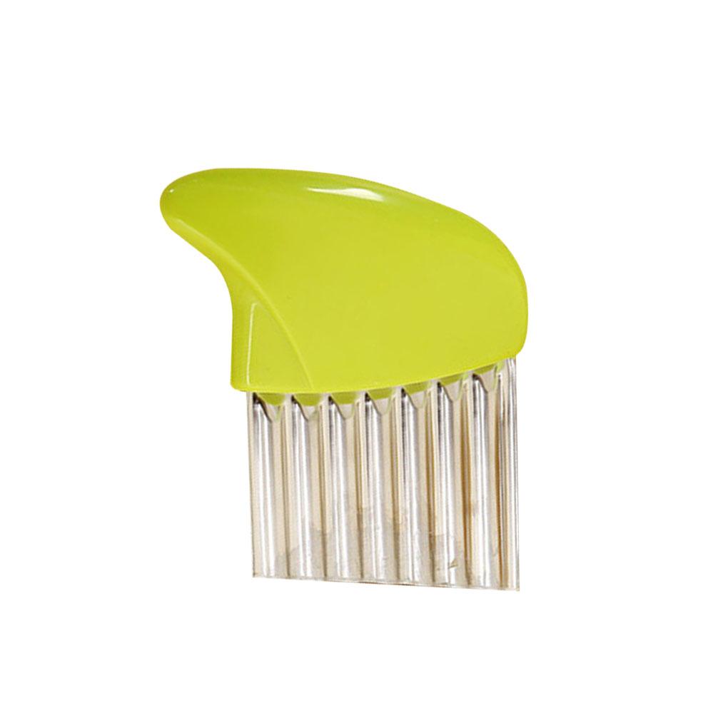 French Fries Cutter Vegetable Potato Chips Making Wavy Edged Fruit Slicer Kitchen Tool