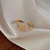 Adjustable Gold Bow Ring for Women: Blogger-Recommended Chic Open Design