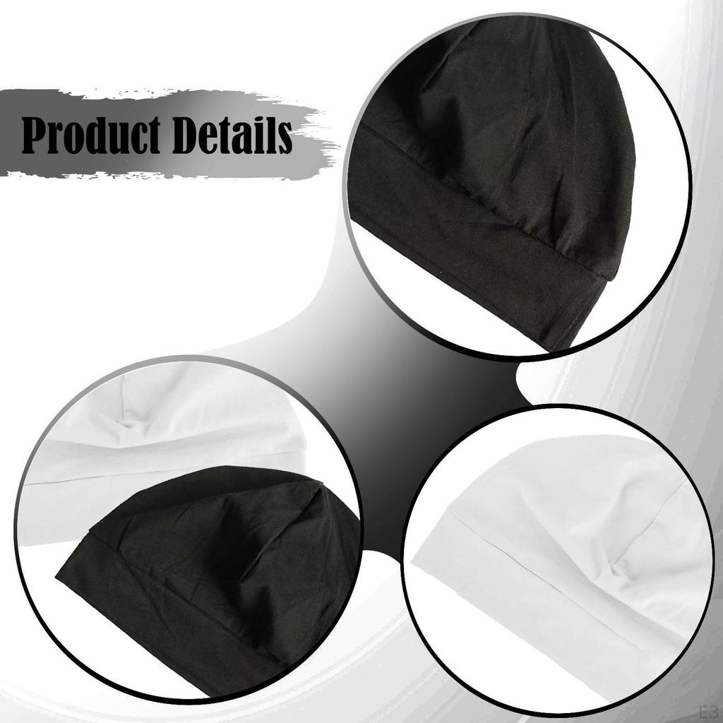 2 Pieces Sleeping Cap for Cycling Dancing Women Men Travel