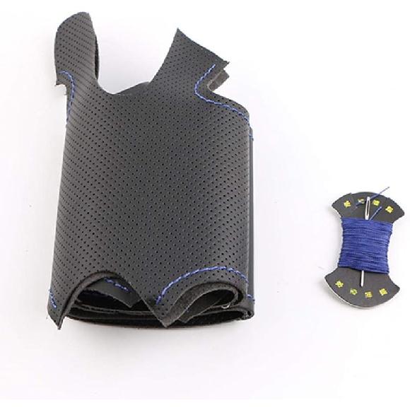 Czarny PU DIY Pokrowiec na Kierownicę Samochodową, Pasuje do Toyota Camry 2015-2017 Avalon 2013-2018 Avensis 2015-2018