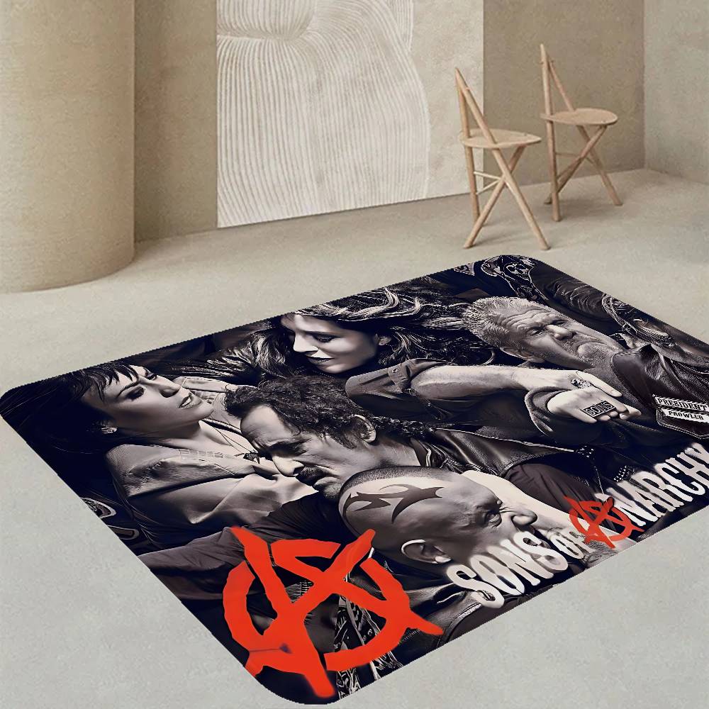 Sons Of Anarchy TV.webp Floor Mat Rectangle Anti-slip Home Soft Badmat Front Door Indoor Outdoor Mat Hotel Decor Mat