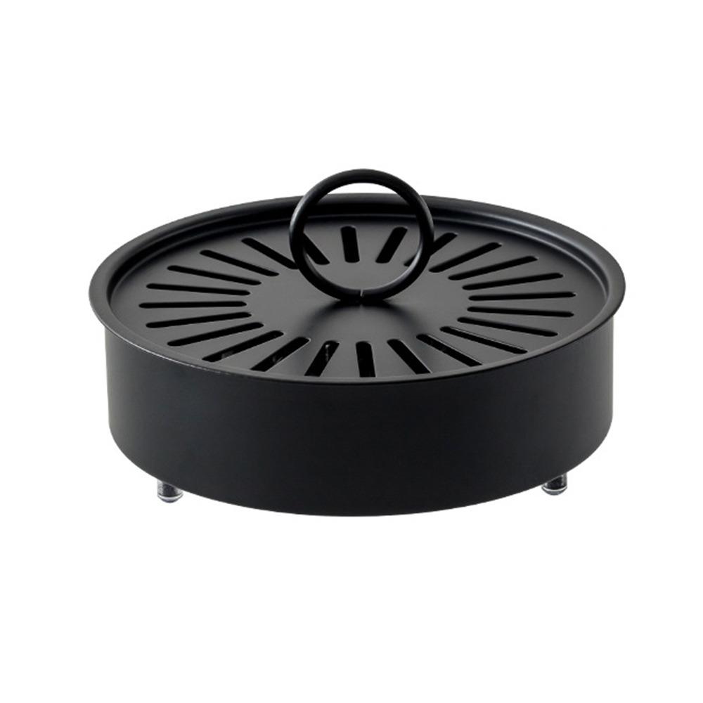 

Metal Gnat Coil Holder Multifunctional Incense Holders for Household Bedroom Patio чёрный