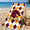 Brisbane Broncos Strandtuch, Schnelltrocknend, Pflegeleicht, Geeignet für Fitness und Strandurlaub, Sport-Essential
