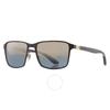 Ray Ban Polarized Blue Gold Chromance Square Unisex Sunglasses Rb3721ch 187 J0 59