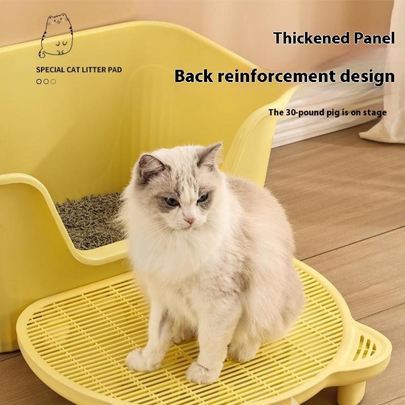Indoor Cat Litter Mat Easy To Clean Double Layer Litter Box Control Sand Table Non-Slip Washable Cat Litter Mat Collection Pad