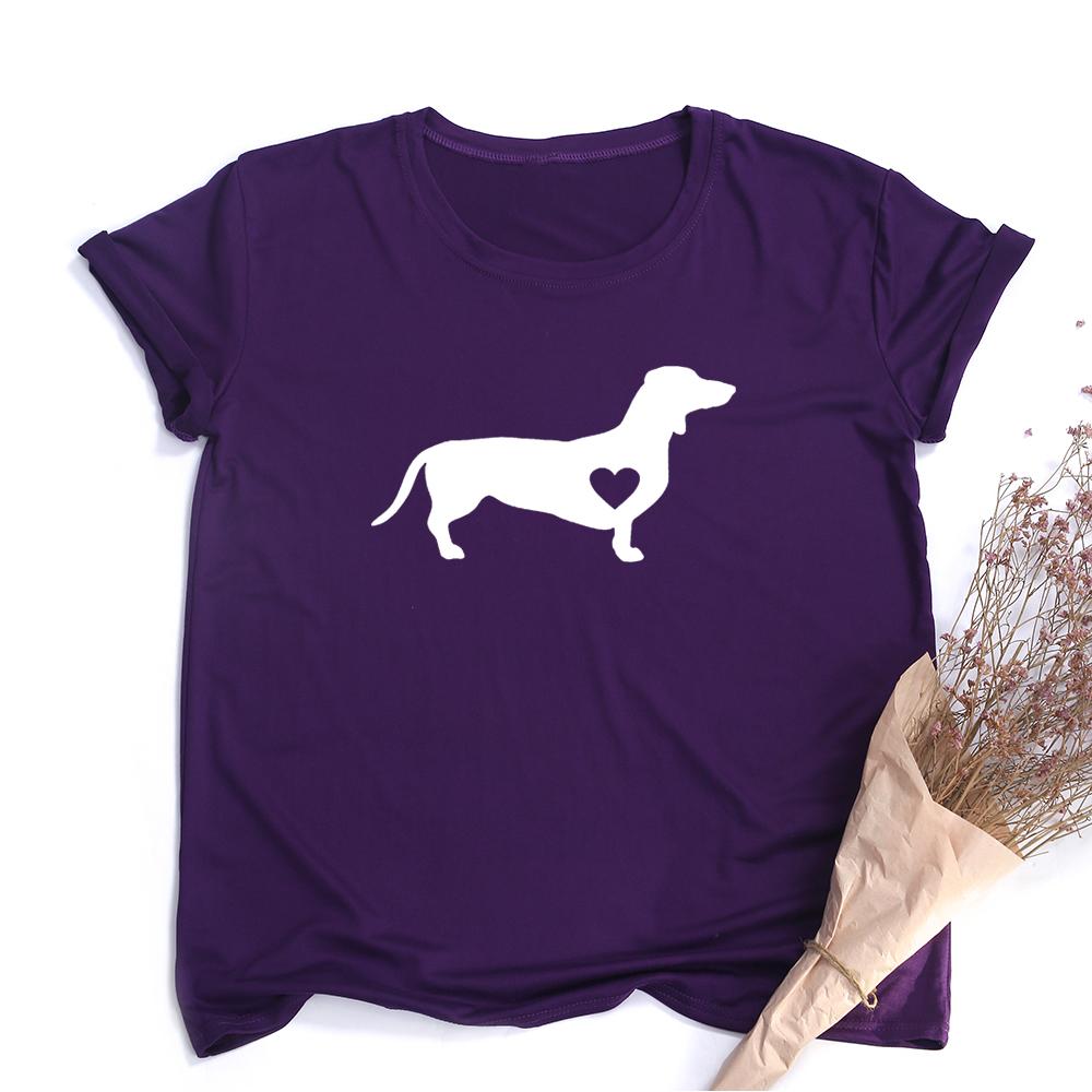 Dachshund Love Dog T Shirt Doxie Shirt Wiener Dog Shirt Streetwear Tumblr T Shirts Women Causal