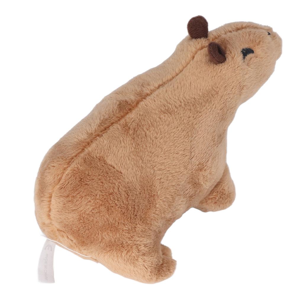 Capybara Stuffed Animal Doll Cute Soft Realistic Cartoon Capybara Rodent Plush Toy for Children"s