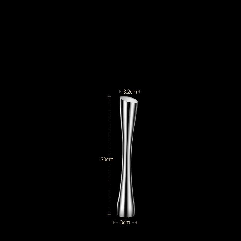 Stainless Steel Cocktail Muddler Ice Crusher Tool For Bartender And Home Bar Muddler For Fruit And Herbs Reusable Drink Muddler