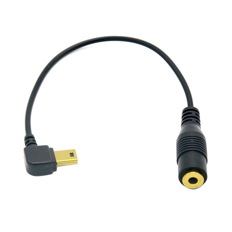 

3.5mm Microphone Mini USB External 3.5mm Audio Adapter Transfer Cable Wire For 4 3 Action Camera Accessories 1