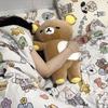 36/52/72cm Kawaii Fatty Rilakkumas Plush Toys Doll Sleeping Hug Pillow Cute Room Decor Soft Sofa Cushion Festival Surprise Gifts