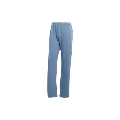 Originals Trefoil Print Elastic Mid-Waist Knit Sports Pants V1 Men Bottoms Ink-Blue IR7985