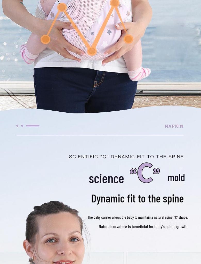 Summer Baby Carrier & Nursing Cover: Multifunctional, Lightweight Sling for Newborns and Toddlers.