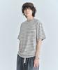 CGP Pinstripe Mini Pocket Short Sleeve T-Shirt - Melange Gray