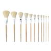Gold Tip Ceramic and Watercolor Paint Brush Set - Boutique S Series