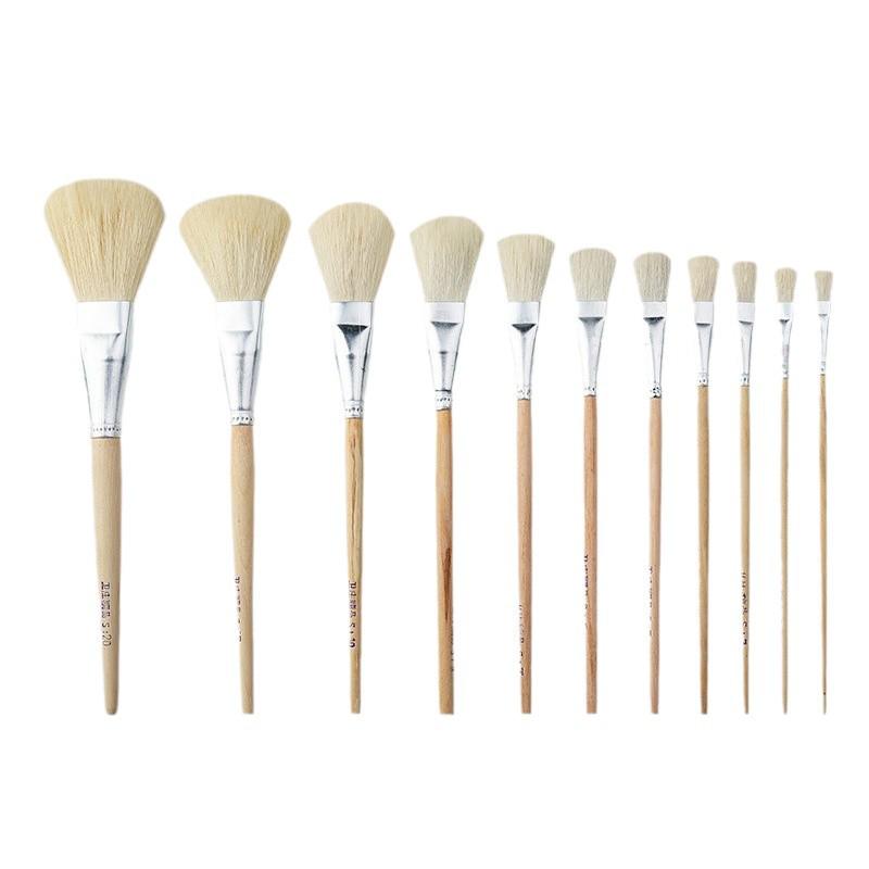 Gold Tip Ceramic and Watercolor Paint Brush Set - Boutique S Series