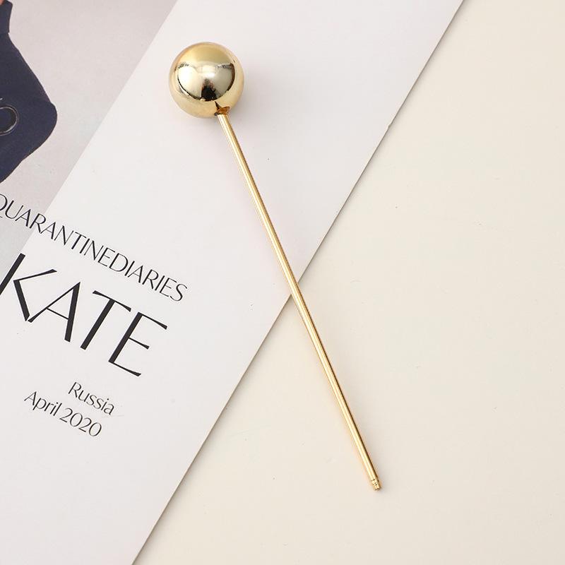 

Simple And Versatile Pearl Hairpin, Hair Accessories, Niche Cold Hairpin, Modern One-Character Plain Hairpin.